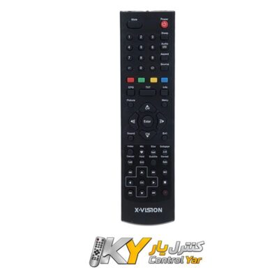 ریموت کنترل تلویزیون ایکس ویژن مدل رکورد دار