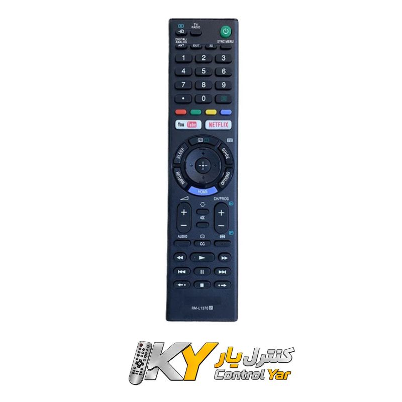 ریموت کنترل تلویزیون سونی مدل RM-L1351 درجه یک